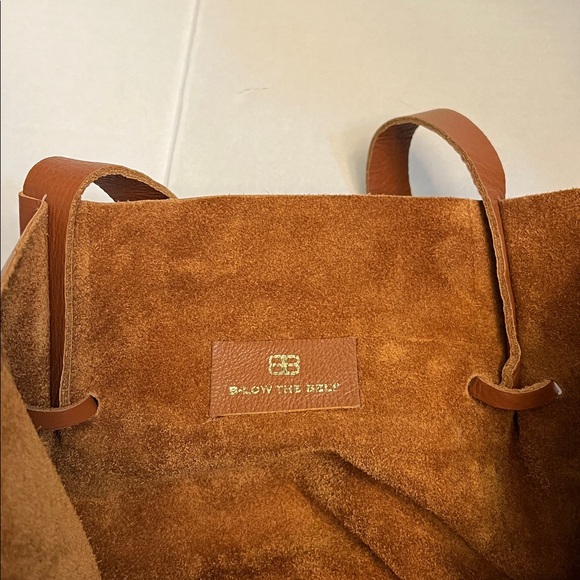 B-LOW THE BELT MIGUEL TOTE BAG BROWN LEATHER - Picture 7 of 16